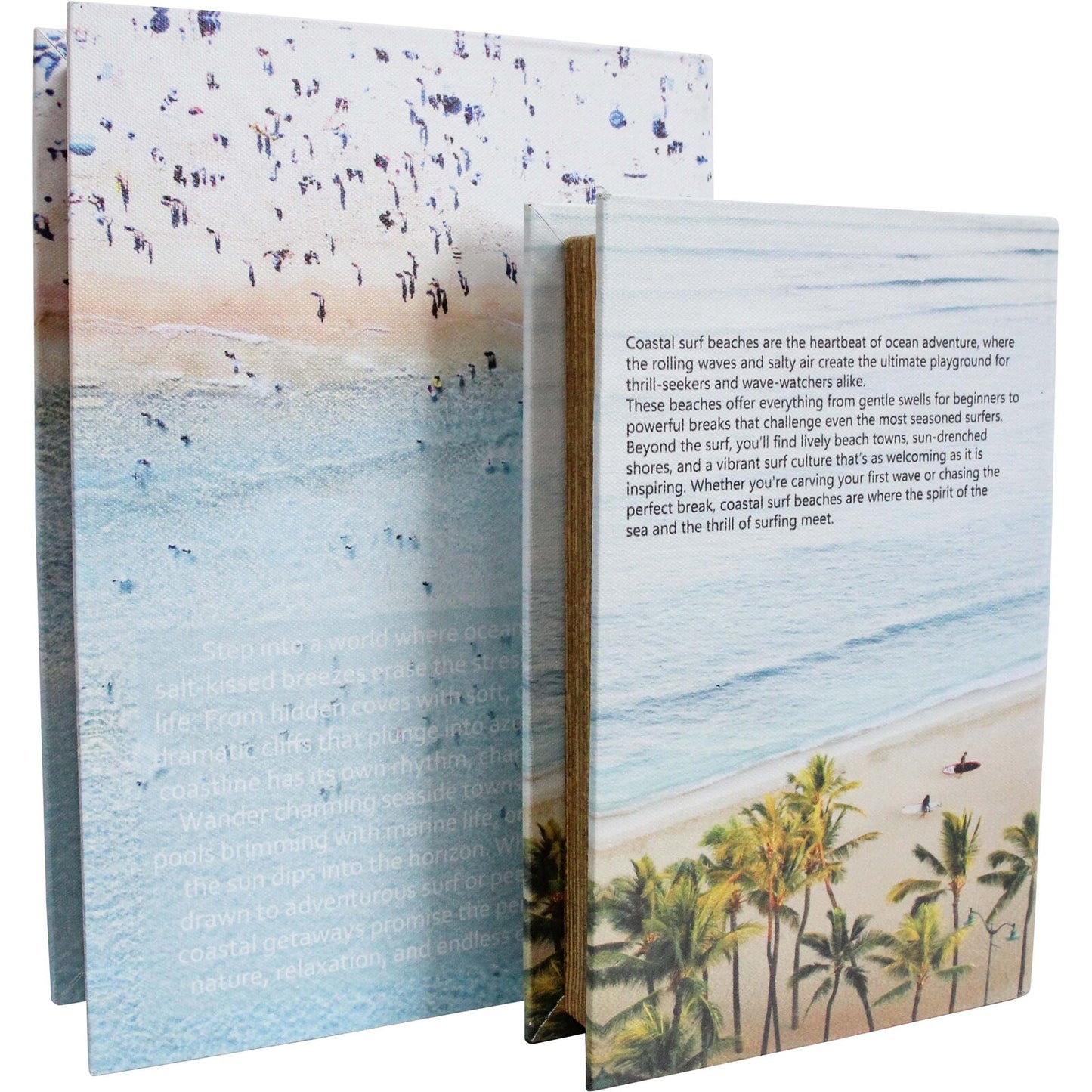 BOOK BOX SET/2 COASTAL SURF