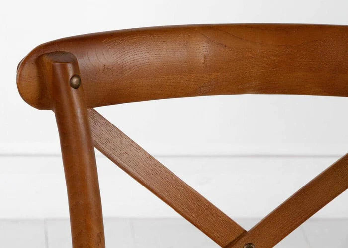 CROSS BACK COUNTER STOOL