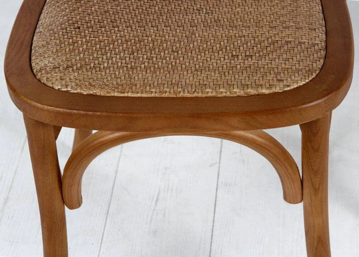 CROSS BACK COUNTER STOOL