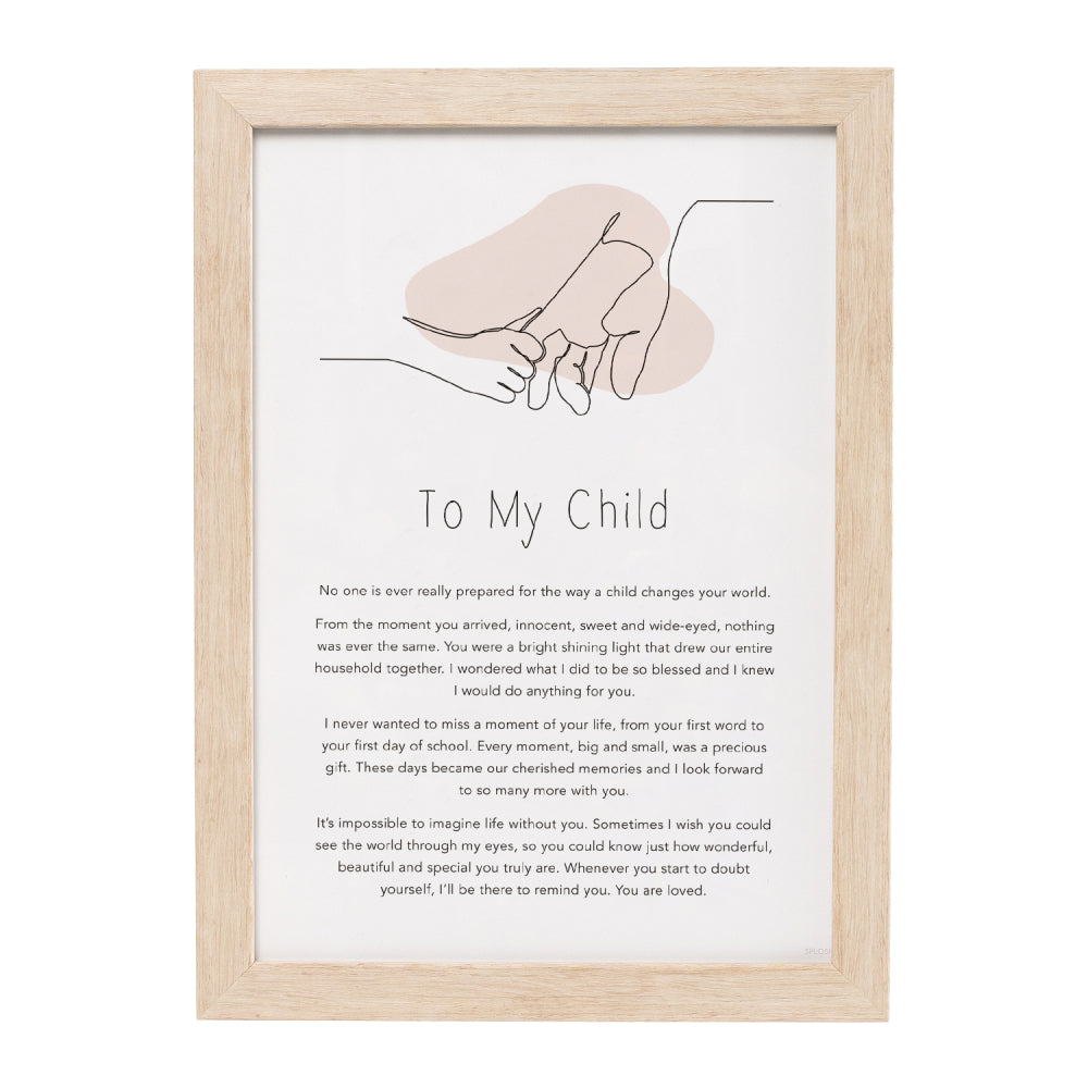 GIFT OF WORDS TO MY CHILD