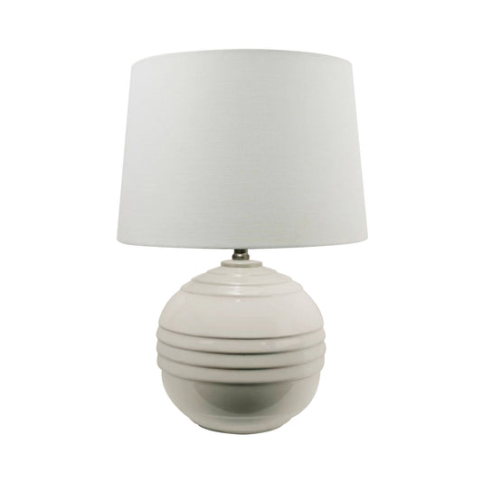 BLOOMINGDALE CEREMIC BALL LAMP
