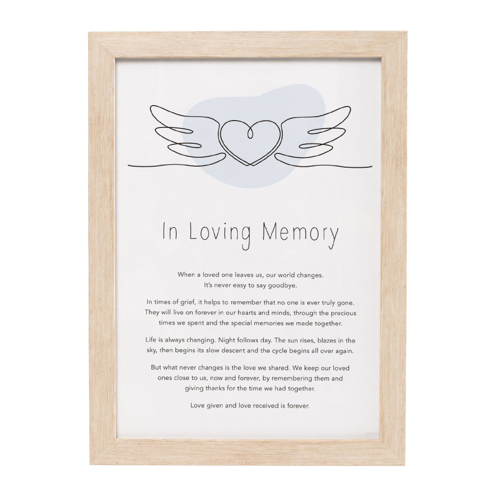 GIFT OF WORDS IN LOVING MEMORY