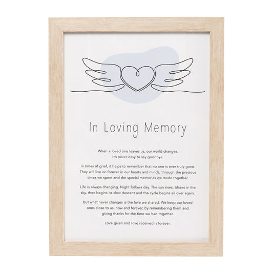 GIFT OF WORDS IN LOVING MEMORY