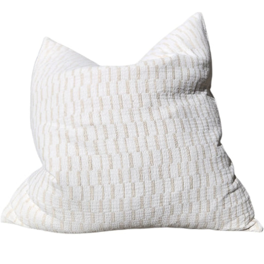 MOSAIC JACQUARD LINEN CUSHION