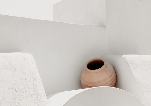 PAROS POT ON CANVAS