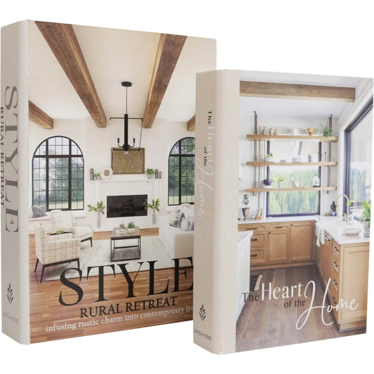BOOK BOX SET/2- RUSTIC HOMES