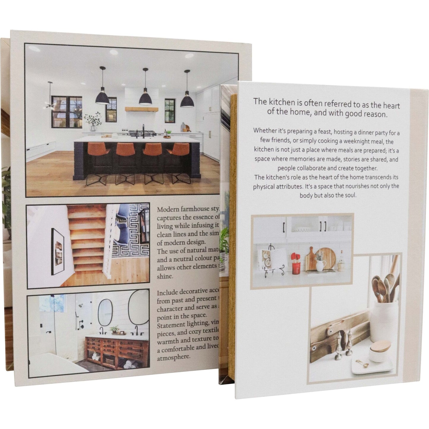 BOOK BOX SET/2- RUSTIC HOMES