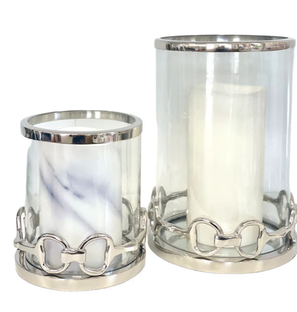 CANDLE HURRICANE WITH HORSEBIT- LARGE