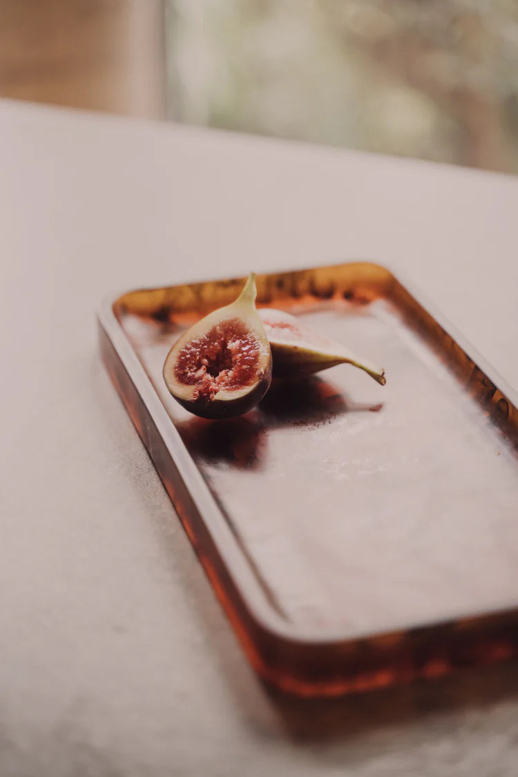 EARTH FLOW RESIN BATHROOM CADDY