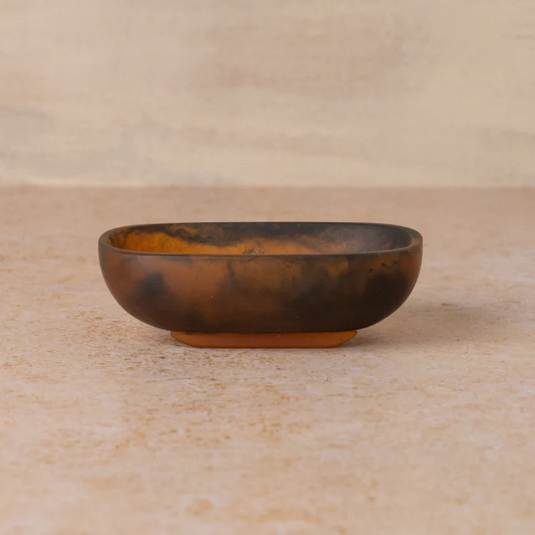 EARTH FLOW RESIN SOAP DISH