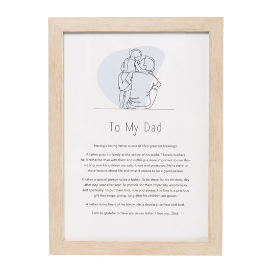 GIFT OF WORDS TO MY DAD