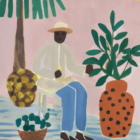 TROPICALE STALL HOLDER ON CANVAS