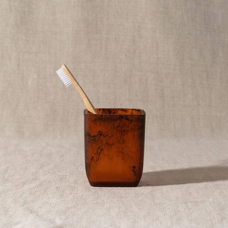 EARTH FLOW RESIN TOOTHBRUSH HOLDER