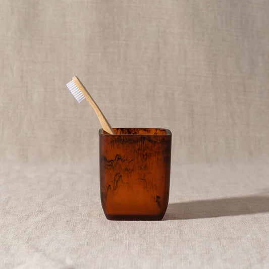EARTH FLOW RESIN TOOTHBRUSH HOLDER