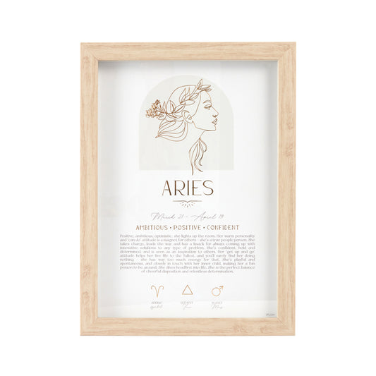 MYSTIQUE FRAMED PRINT- ARIES