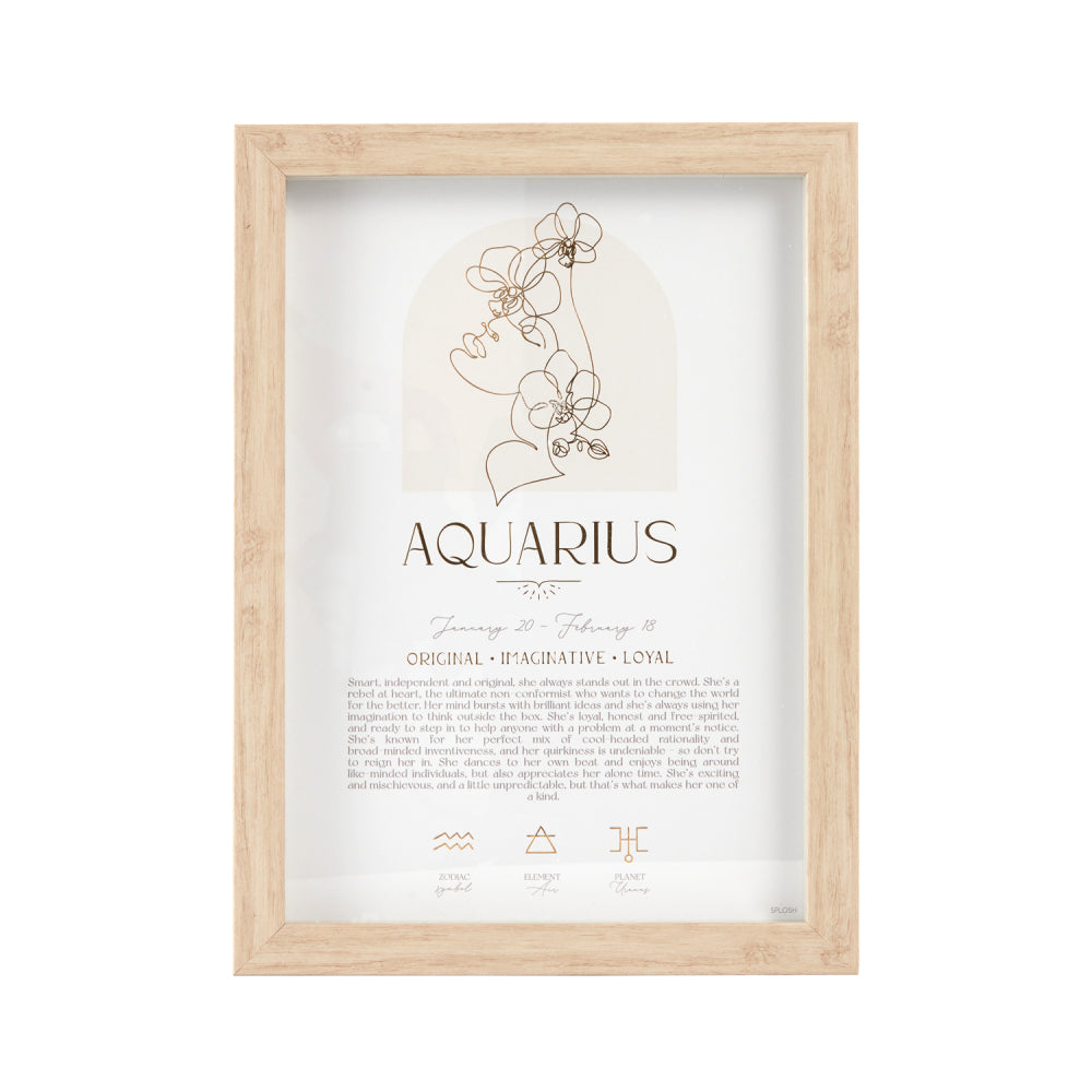 MYSTIQUE FRAMED- AQUARIUS