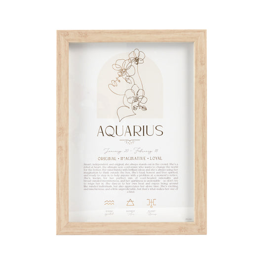MYSTIQUE FRAMED- AQUARIUS