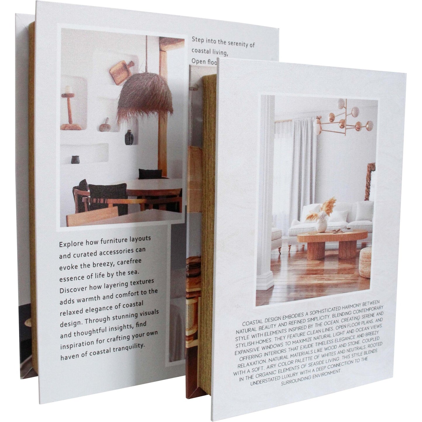 BOOK BOX SET/2 COASTAL ABODE