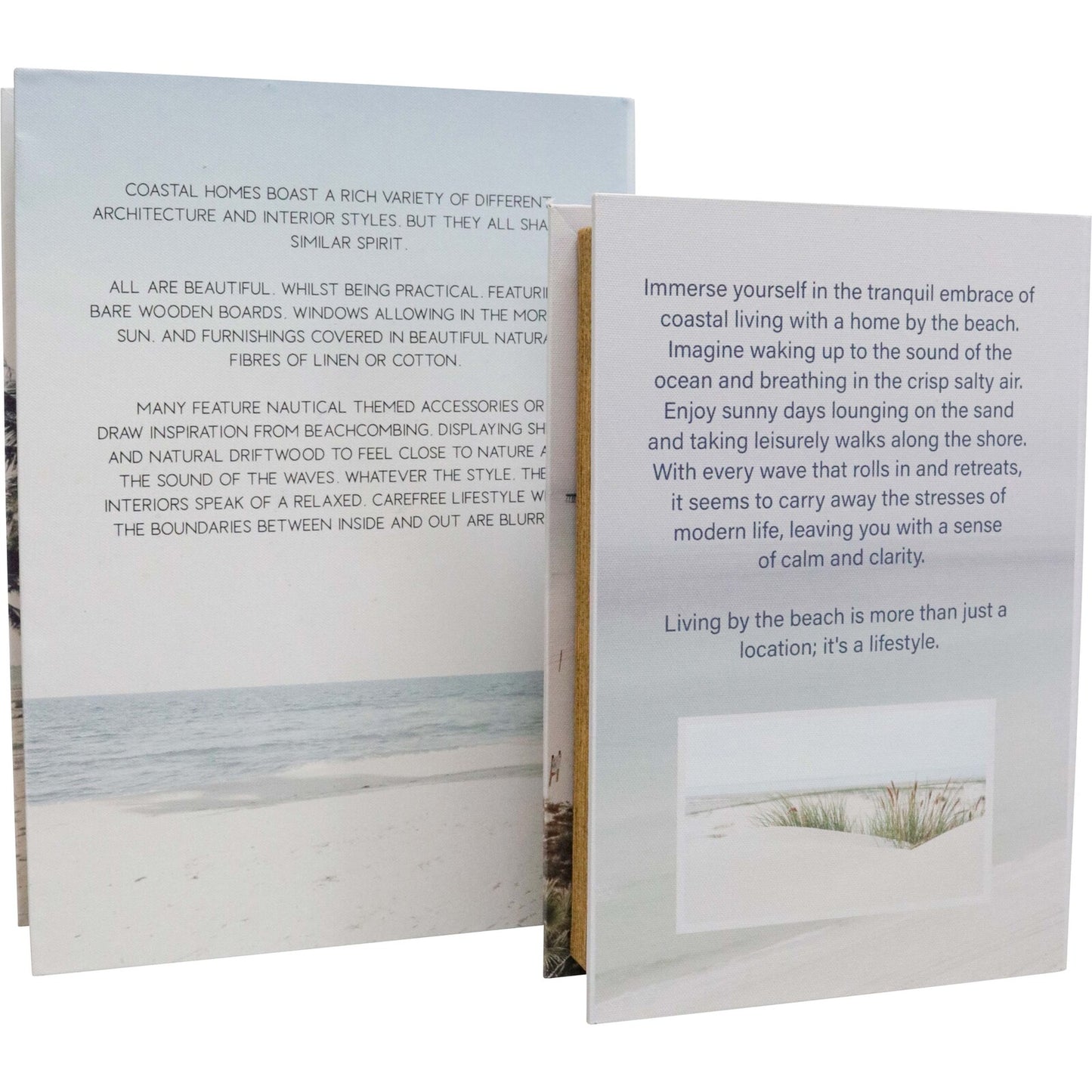 BOOK BOX S/2 - COASTAL HAVEN