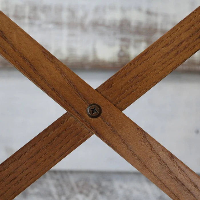 CROSS BACK CHAIR TIMBER BACK