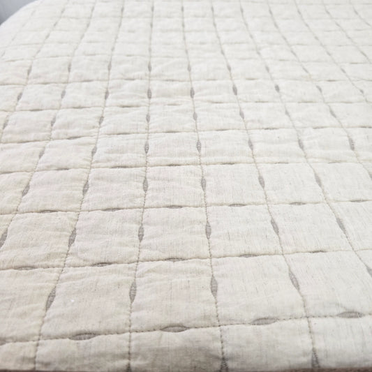 LAGOON LINEN COTTON QUILTED BED COVER