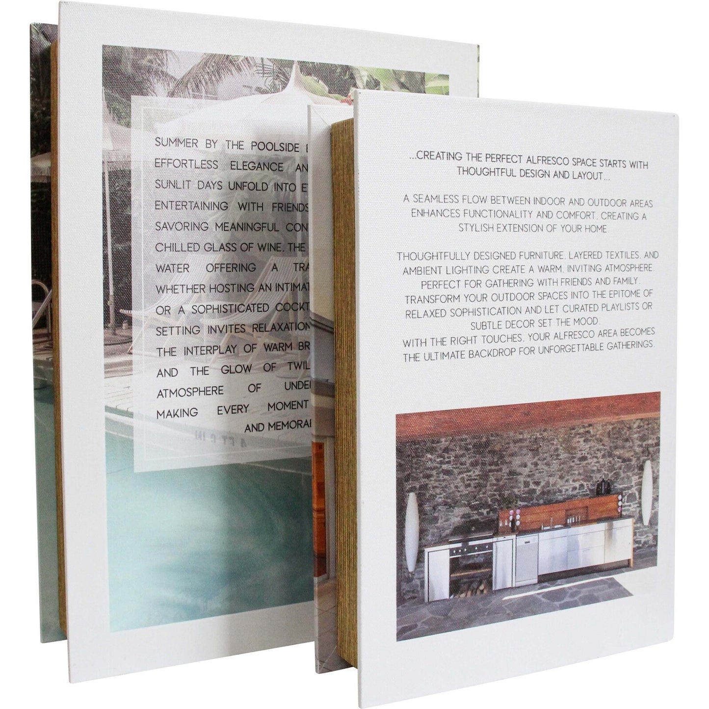 BOOK BOX SET/2 POOLSIDE ALFR