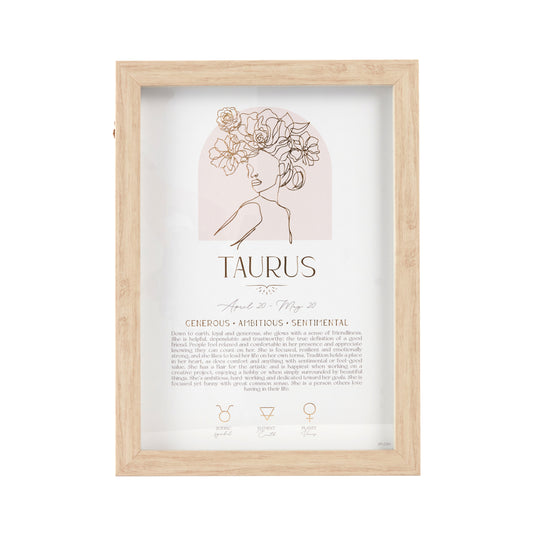 MYSTIQUE FRAMED PRINT- TAURUS