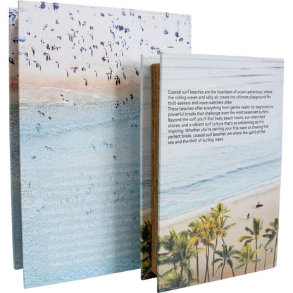 BOOK BOX SET/2 COASTAL SURF
