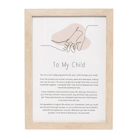 GIFT OF WORDS TO MY CHILD
