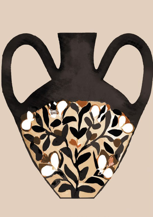 TERRA URN ON CANVAS