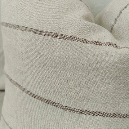 IRISH STRIPED RUSTIC LINEN COTTON CUSHION