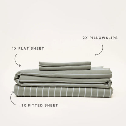 100% ORGANIC BAMBOO SHEET SET- QUEEN