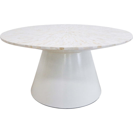 MOTHER OF PEARL MOSAIC COFFEE TABLE